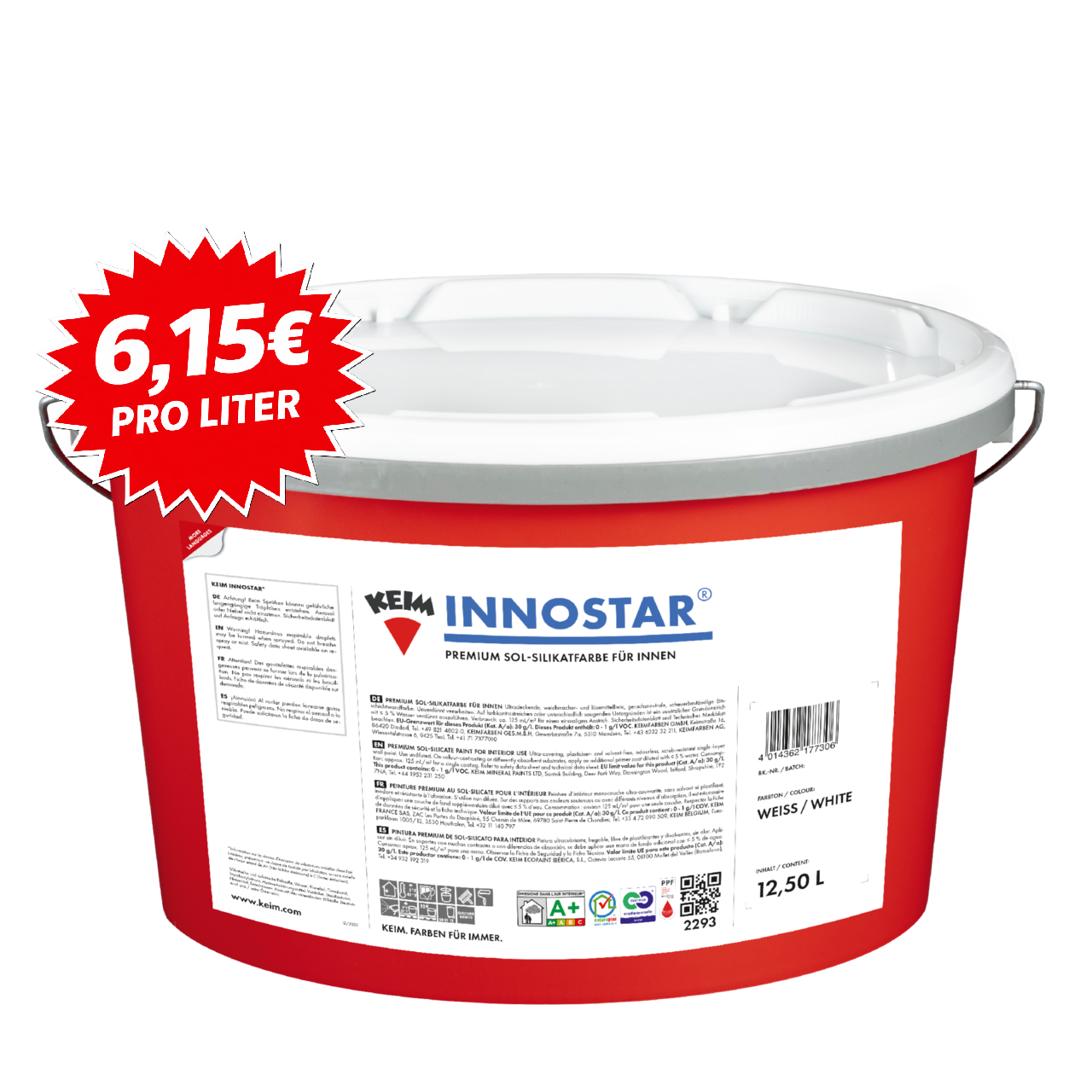 KEIM Innostar Weiss 12,5 Liter